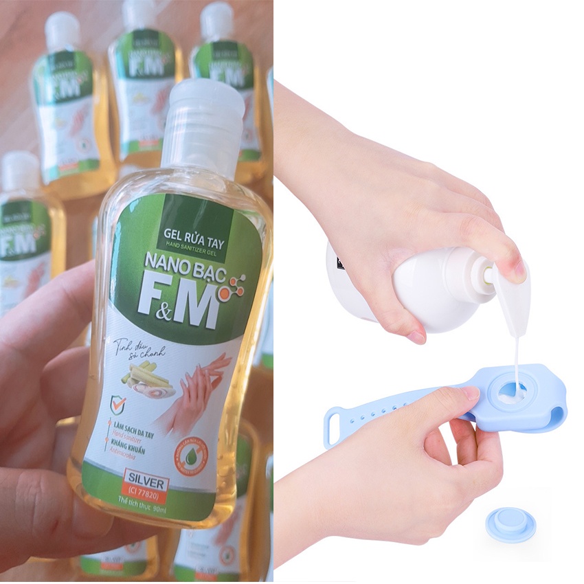Combo 1 nước rửa tay khô 90ml gồm 1 vòng tay nước rửa tay khô + 1 vòng tay đựng gel rửa tay - AZEVA | BigBuy360 - bigbuy360.vn