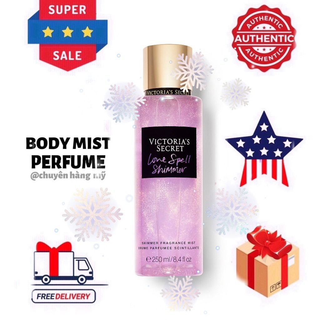 𝗕𝗢𝗗𝗬𝗠𝗜𝗦𝗧𝗣𝗘𝗥𝗙𝗨𝗠𝗘⚜️ Xịt Thơm Body Victoria’s Secret Shimmer New 2019 250ml | BigBuy360 - bigbuy360.vn
