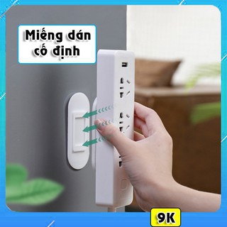 Miếng Dán Cố Định Ổ Cắm Điện, Điều Khiển, Cục Wifi Treo Tường Tiện Dụng