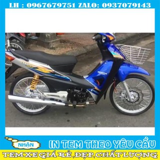 Tem rời wave s bạc xanh 2016