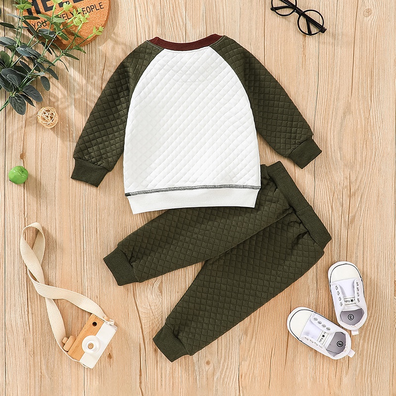 Combo bộ đồ bé trai 3 Tháng - 3 Tuổi Giữ Ấm Áo Thun tay dài áo phông quần dài set Mùa Đông thời trang cho bé trẻ em sơ sinh