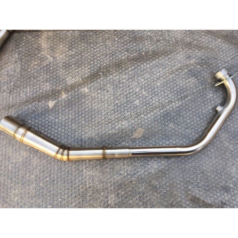 Cổ Pô 2 khúc from Stb và Wrx dành cho Exciter 150-155 Satria Fi Raider Fi , winner sonic Chuẩn inox 