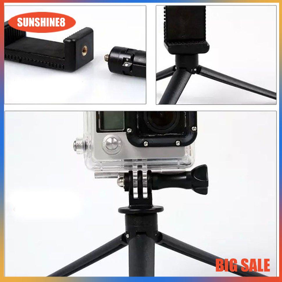 【SUN】Chân máy mini để bàn cho điện thoại di động Máy ảnh thể thao Máy ảnh mini có giá đỡ