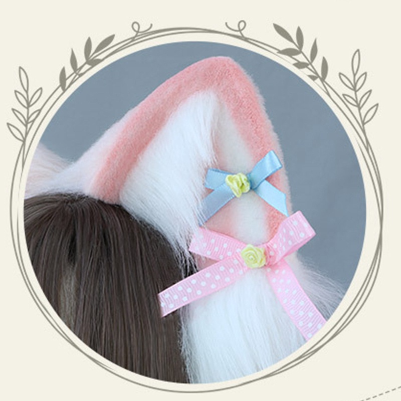 Băng Đô Cài Tóc Hình Tai Thú Bông Đáng Yêu Dành Cho Nữ