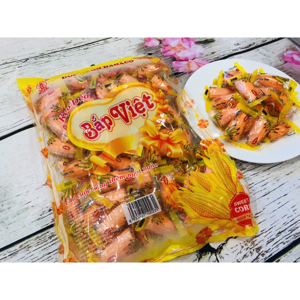 500g kẹo Bắp dẻo bao ngon
