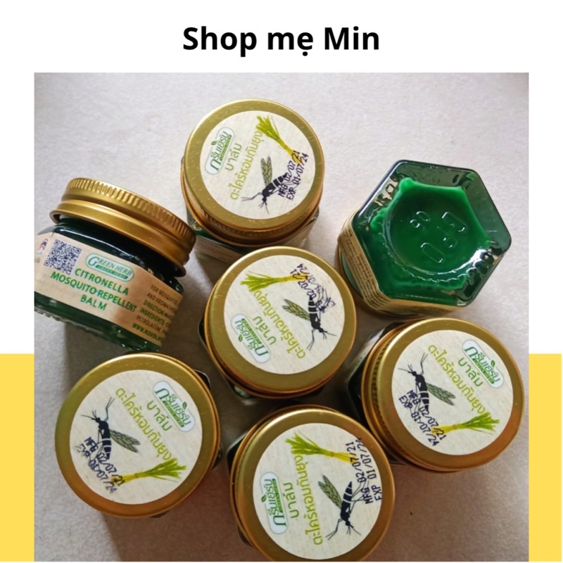Cao sả bôi muỗi đốt côn trùng cắn Thái Lan Citronella 20g an toàn cho bé từ 1 tuổi