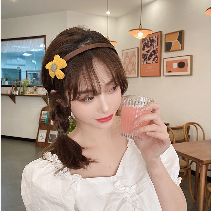 Cài tóc đính nơ / hoa phong cách Hàn Quốc dễ thương dành cho nữ / bé gái