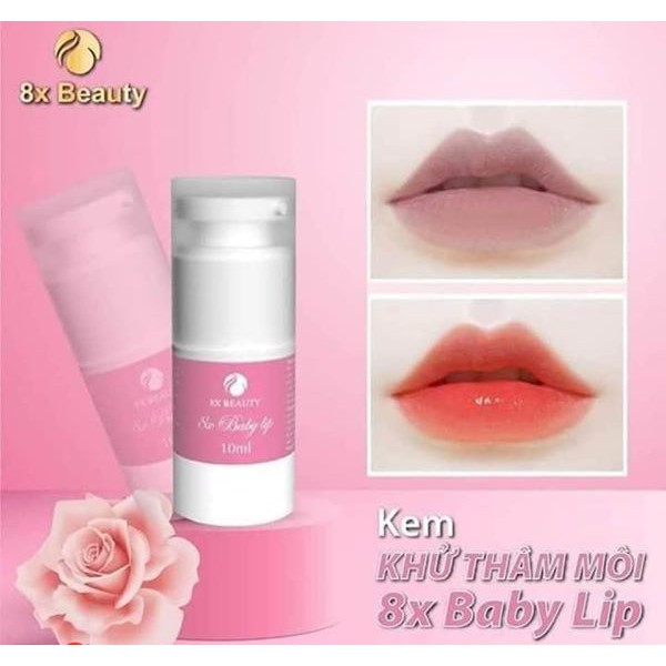 combo khử thâm môi 8x baby lip (tặng 1 son 8x lipstick) | BigBuy360 - bigbuy360.vn