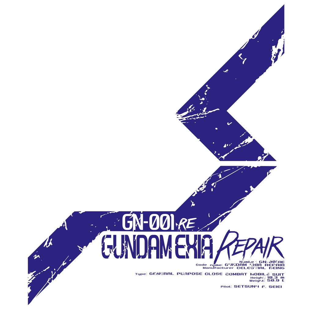 Decal Nước 1010 Cho MG MB Exia Avalanche R1 R4 Đứng