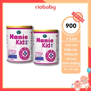 Sữa Hanie Kid 1+,2+ 900g date 2023 mẫu mới - Riobabymart