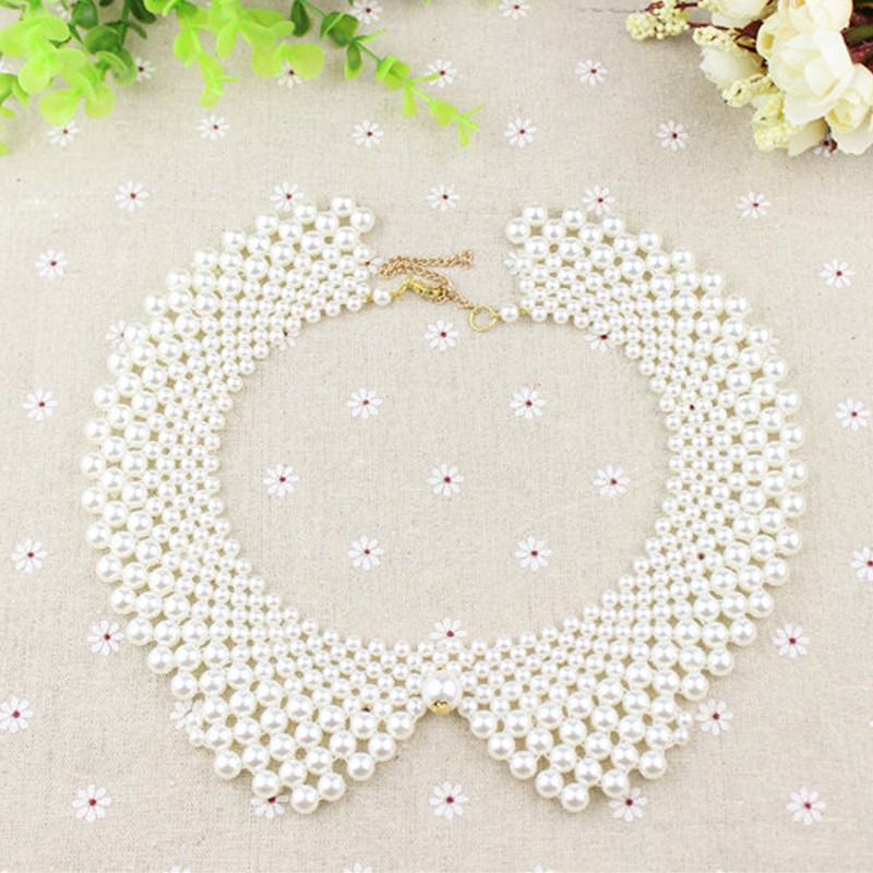 Cổ ÁO Sơ Mi RờI ĐíNh HạT Cho Nữ