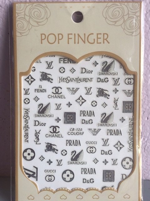 Miếng dán hình nail sticker nail