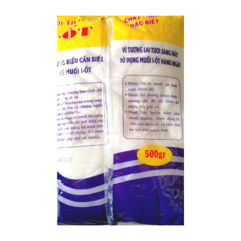 Muối tinh sấy i ốt Thanh Tâm gói 500g