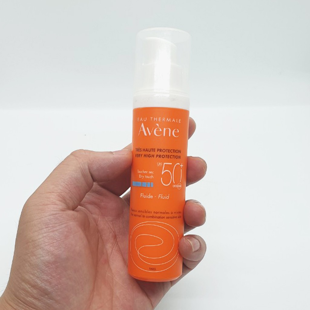 Kem chống nắng Avene Very High Protection Fluid SPF50+ 50ml của Pháp chính hãng