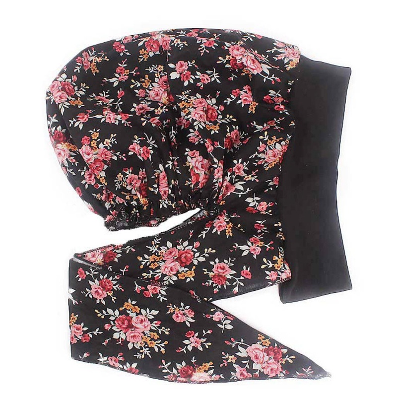 Khăn Turban Quấn Đầu Chất Liệu Mềm Mại Co Giãn Tiện Dụng Cho Nữ