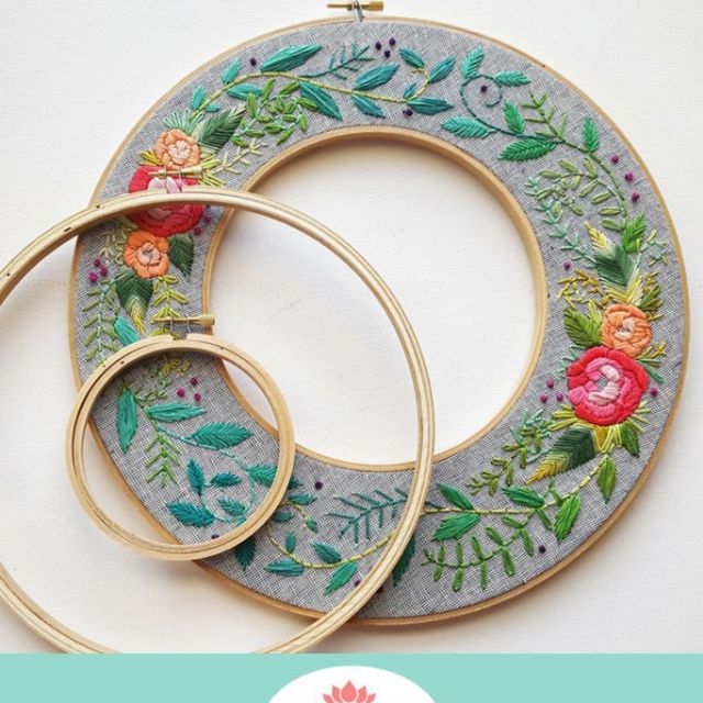 Set 8 khung thêu tre đủ cỡ khung ảnh thủ công khung làm dreamcatcher