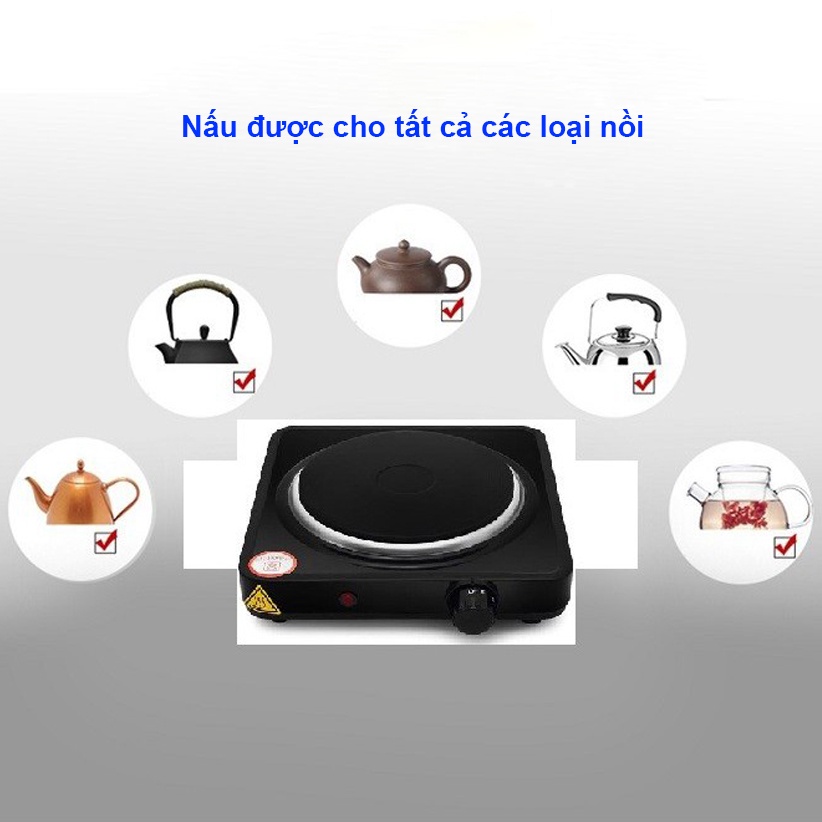 Bếp Điện Đơn Mâm Nhiệt Perfect PF-HP789 - 1000W - Không Kén Nồi - Hàng Chính Hãng