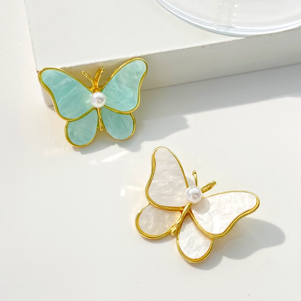 Trâm Cài Áo Hình Bướm Đính Đá Thời Trang Cho Nữ