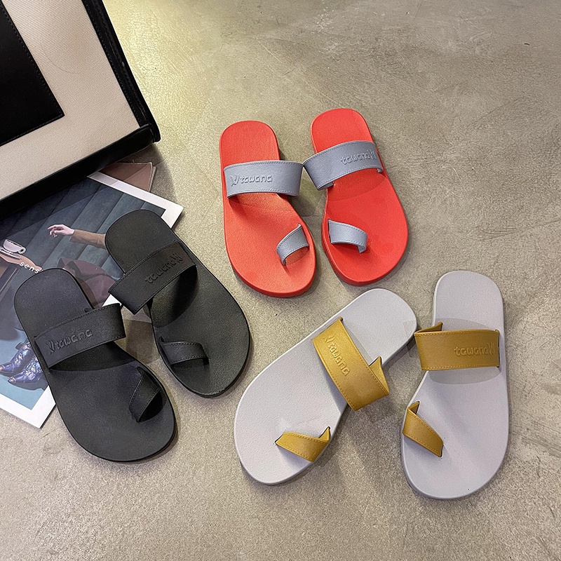 Dép sandal IELGY đế bằng bằng pvc thời trang mùa hè phong cách Hàn Quốc cho nữ