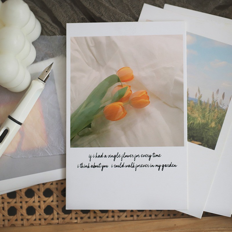 Postcard decor THINGS ảnh dán tường trang trí bàn học phòng ngủ phụ kiện decor chụp ảnh vintage hàn quốc