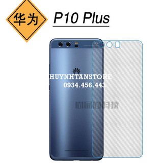 Miếng dán decal carbon mặt sau Huawei P10 Plus mặt lưng chống trầy