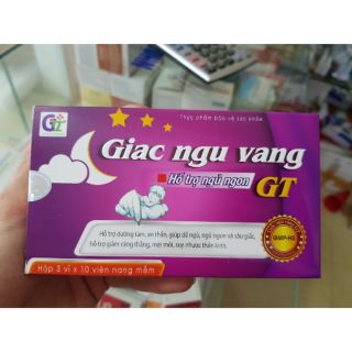 Giấc Ngủ Vàng GT – Hỗ trợ ngủ ngon, dưỡng tâm an thần.