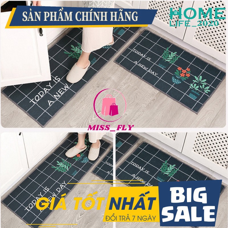 [COMBO 2 THẢM] Thảm Lót Chân Chống Trượt Thảm Dùng Cho Nhà Bếp Phòng Tắm