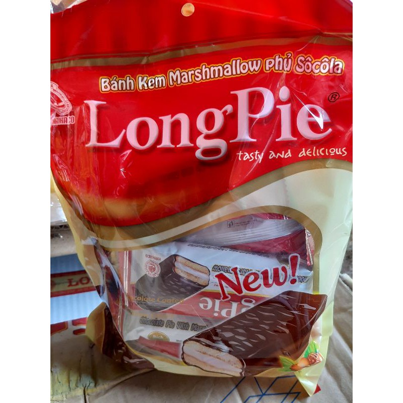 Bánh mềm phủ Socola Nice/ LongPie túi 10 cái