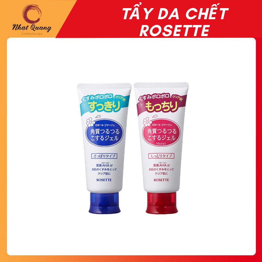 Gel tẩy da chết, tẩy tế bào chết Rosette Aha 120g dành cho mọi loại da