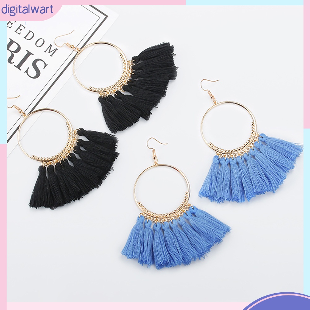 Hoa Tai Kim Loại Phong Cách Bohemia Thời Trang Cho Nữ