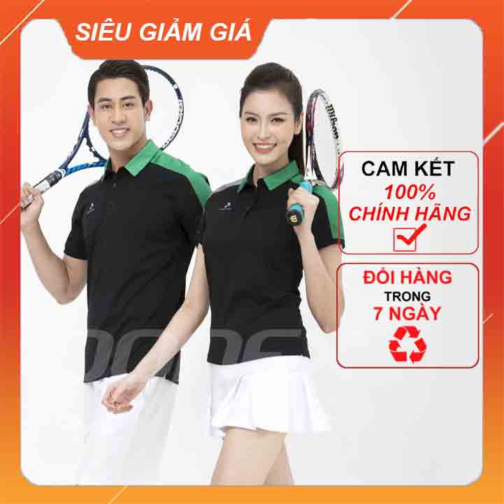 Áo cầu lông, Áo tennis Donexpro Nam Nữ MC- 9034 - AC- 3634 - Đen