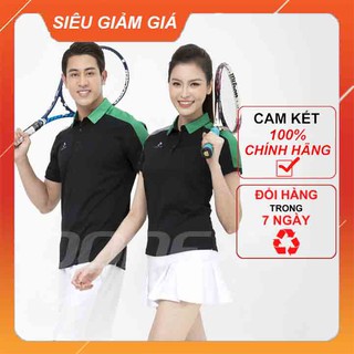 Áo cầu lông, áo tennis donexpro nam nữ mc- 9034 - ac- 3634 - đen