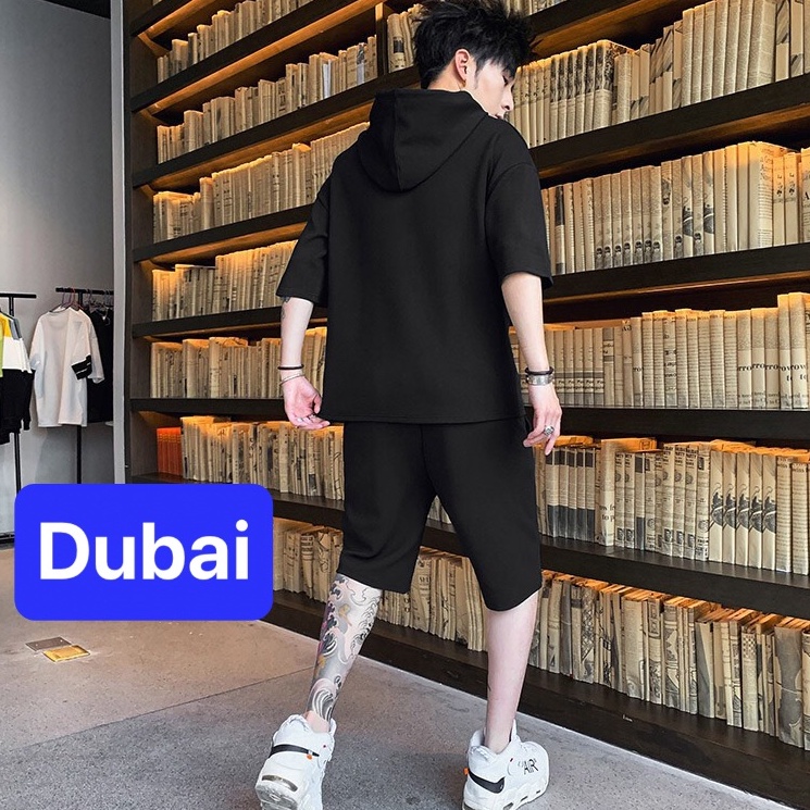 BỘ THỂ THAO NAM CHƯ SUP CÓ NÓN, ĐỒ BỘ QUẦN ÁO MÙA HÈ CỘC TAY VẢI ĐẸP HOT TREND 2022 - DUBAI FASHION
