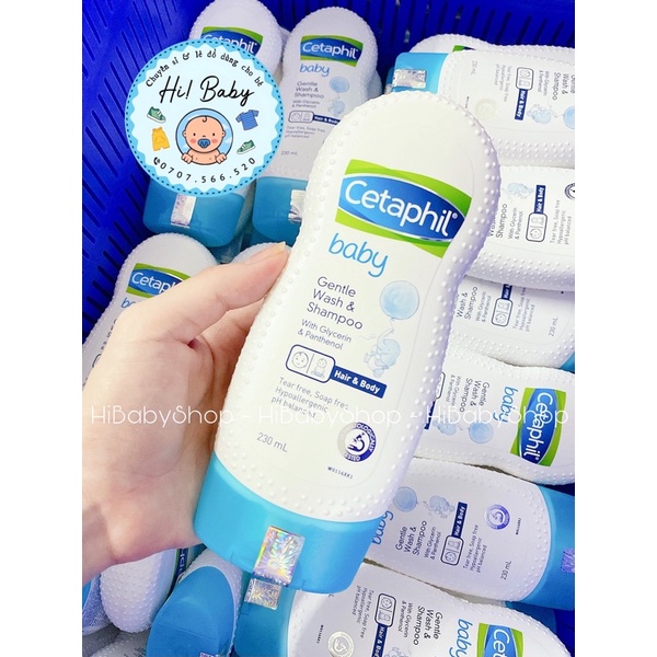 SỮA TẮM GỘI 3in1 CETAPHIL [230ml - 400ml]