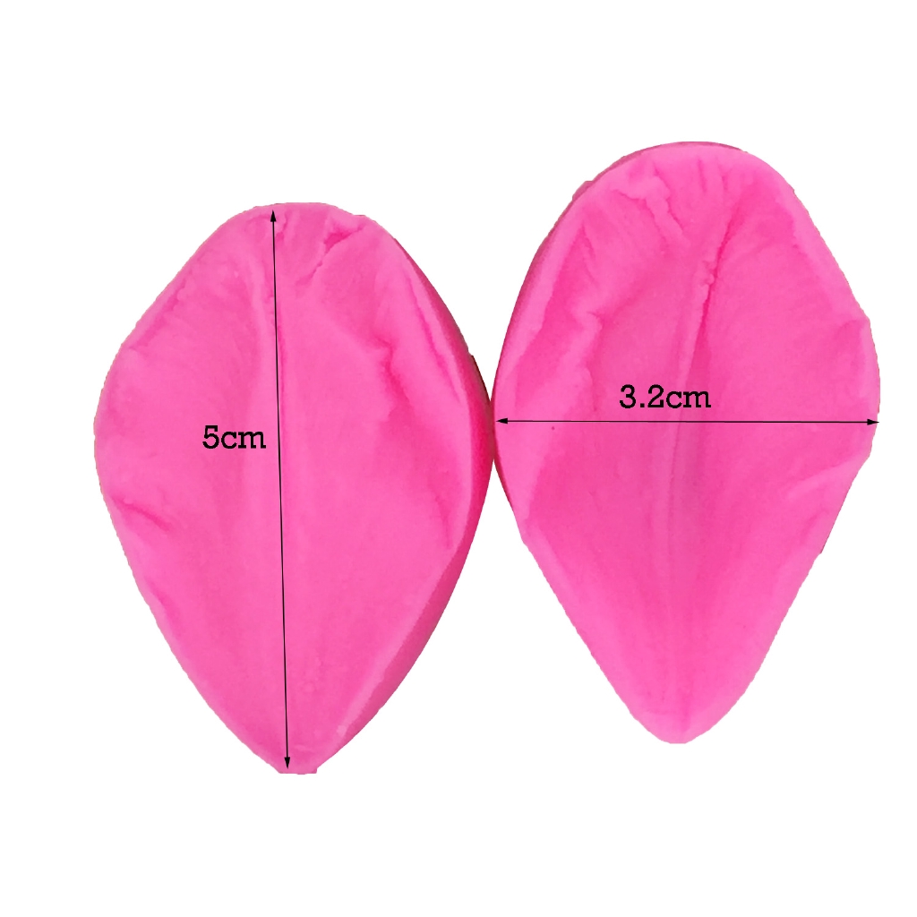 Bộ 2 Khuôn Silicone Làm Bánh Hình Hoa Tulip T1198
