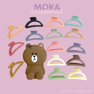 Kẹp càng cua bán nguyệt Moka (Ảnh thật shop tự chụp)