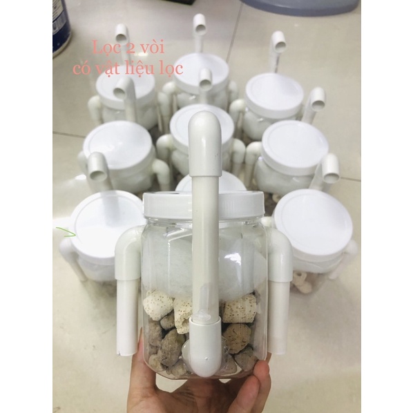 Lọc bio chế hút cặn hồ cá cảnh /cá guppy giá rẻ phù hợp cho người bận rộn