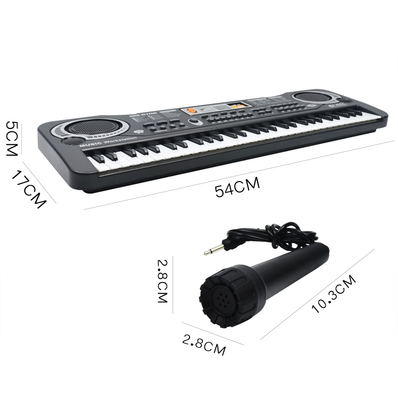 Đồ chơi đàn keyboard điện ZHAN QI TOYS 61 phím đa dụng cho trẻ nhỏ