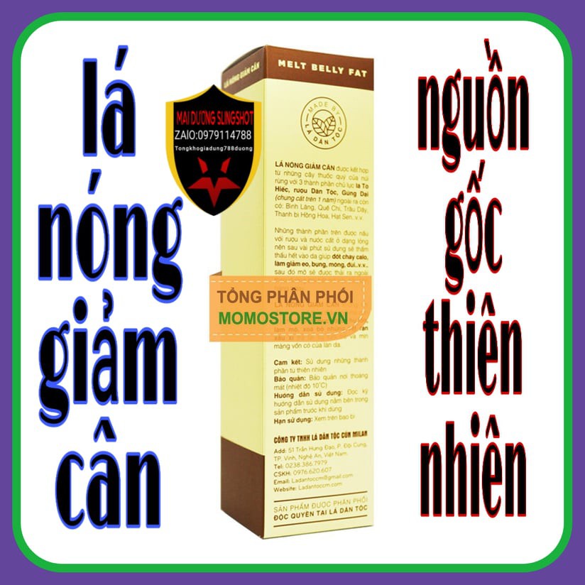 TINH DẦU LÁ NÓNG DÂN TỘC GIẢM CÂN, GIẢM MỠ BỤNG