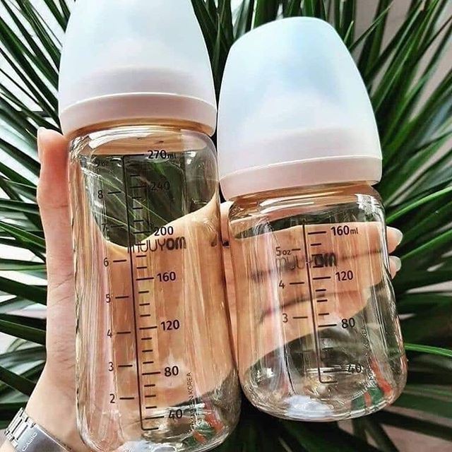  Bình sữa Moyuum PPSU Hàn Quốc 170ml núm 1/ 270ml núm 2 & núm ti lẻ số 1/2/3/4