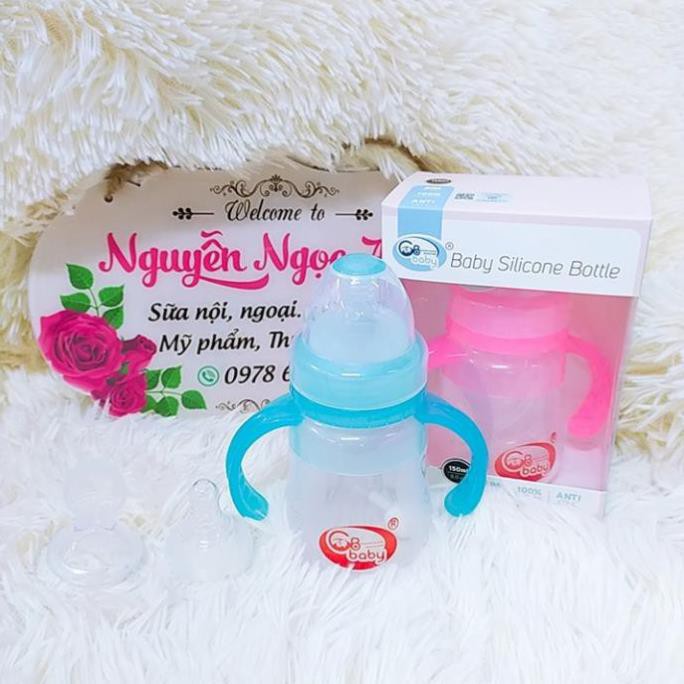 Bình sữa Silicon Baby Love Hàn Quốc 150ml cho bé