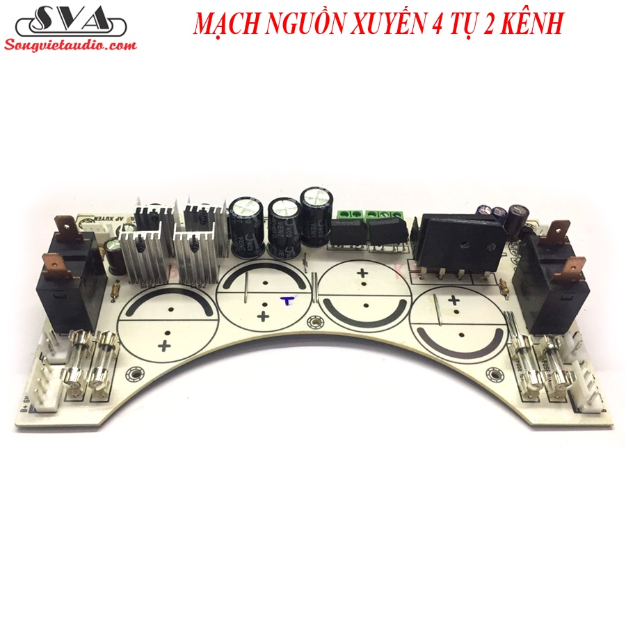 MẠCH NGUỒN XUYẾN 4 TỤ 2 KÊNH DÀNH CHO BIẾN ÁP XUYẾN - KÈM DÂY