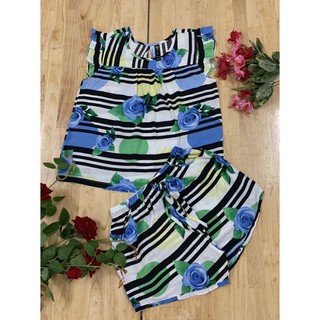 Đồ Bộ Tole Mặc Nhà Quần Ngắn Tay Ngắn Giá Sỉ