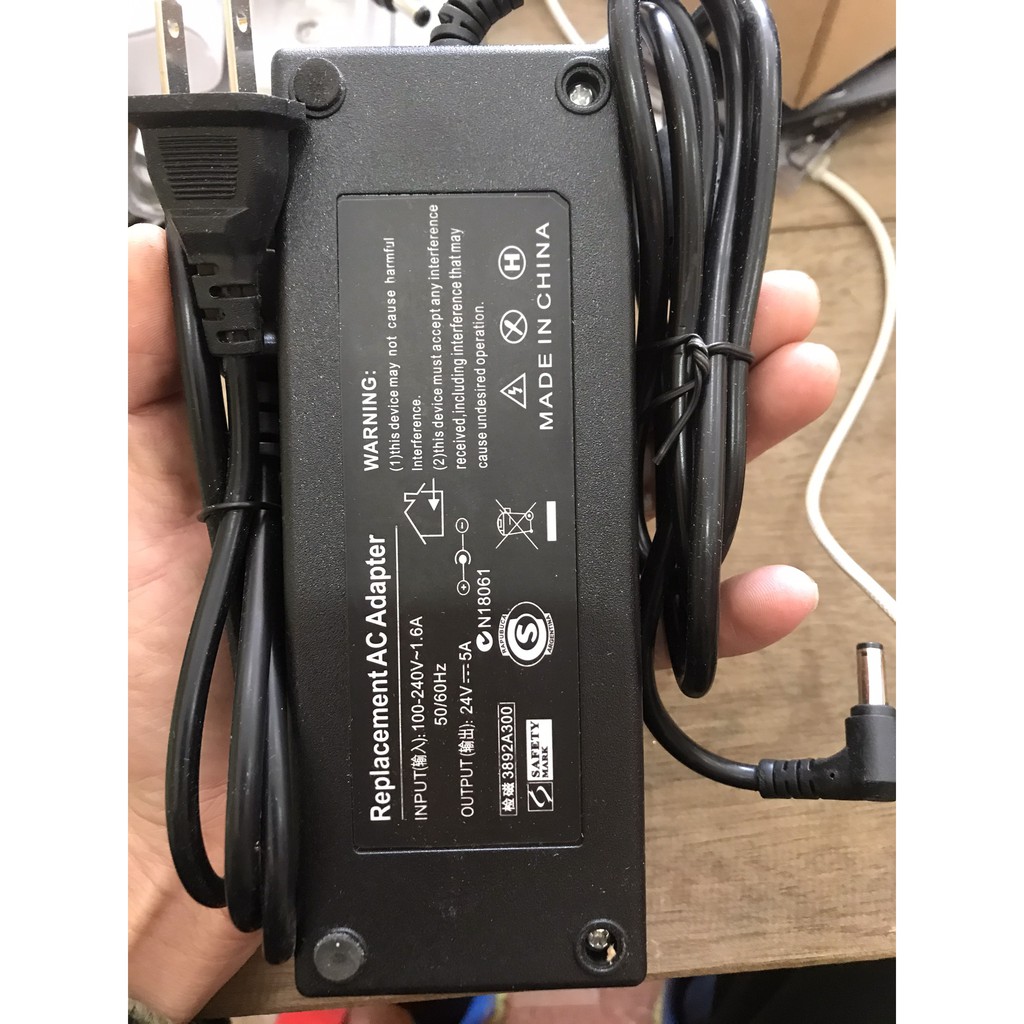 Nguồn 24v5a 24v 5a adapter 24v 5a