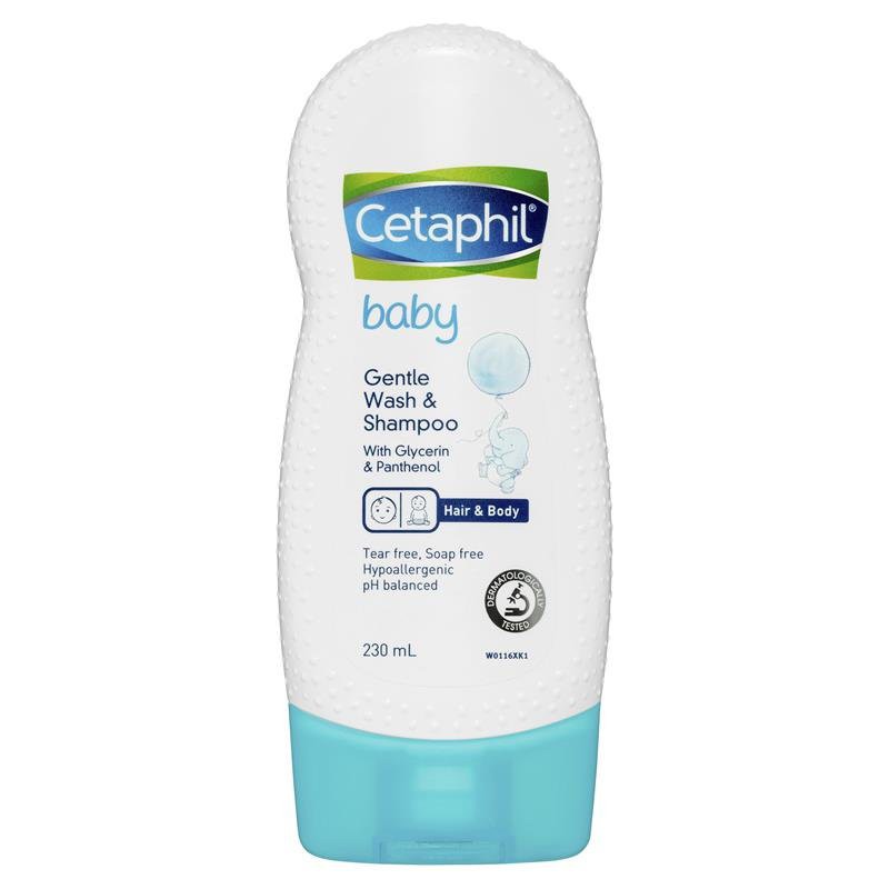 Sữa tắm và gội cho trẻ em Cetaphil Baby Gentle Wash & Shampoo (230ml) date 09/2021