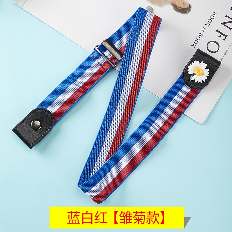 Thắt Lưng unisex Co Giãn Không Khóa Phù Hợp Cho Mọi Loại Quần Jean