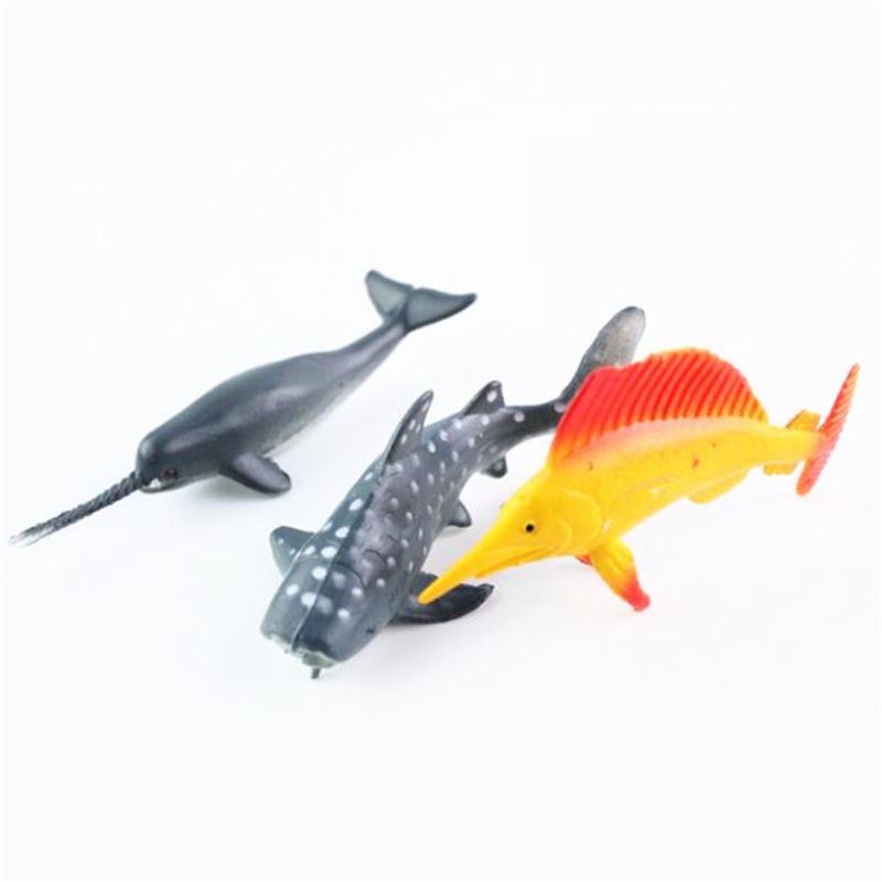 Set 24 mô hình động vật biển trang trí