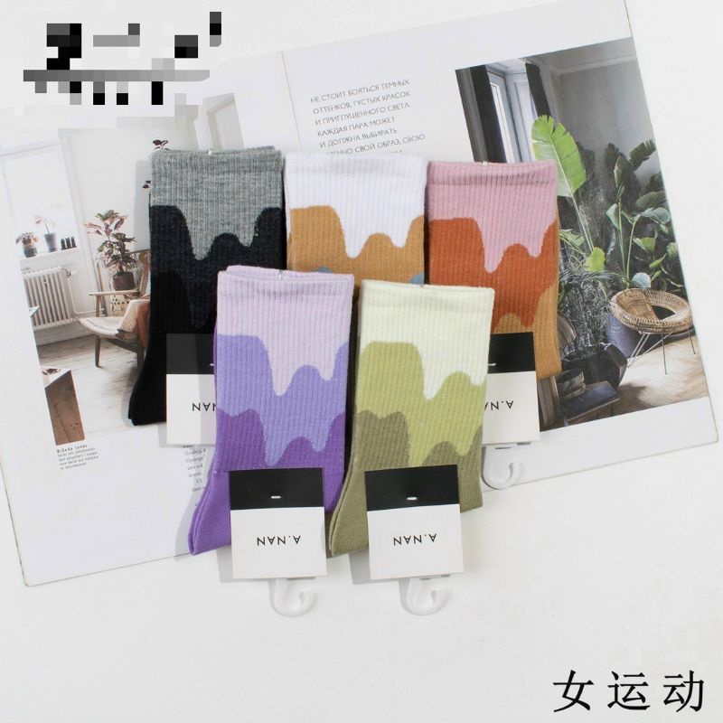 SET 10 ĐÔI TẤT MÀU LOANG