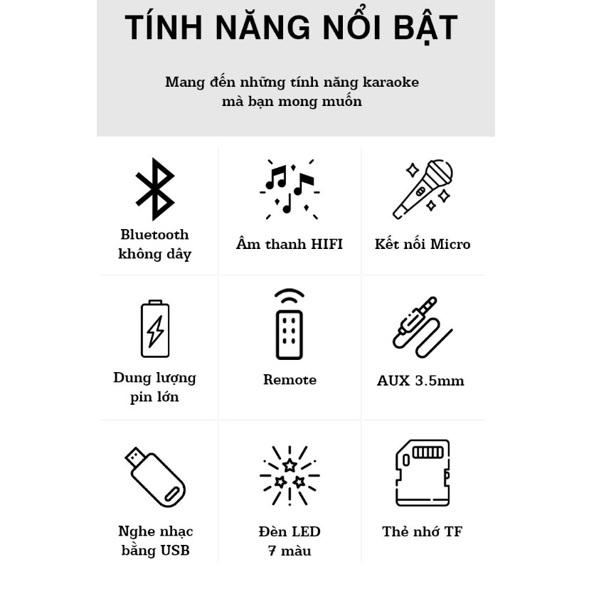 Loa Bluetooth Không Dây BT-06 Xách Tay Loại 1 Âm Thanh Hay Siêu Trầm, Led Nháy Theo Nhạc, Super Bass Nghe EDM, REMIX