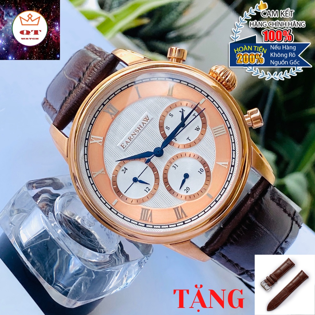 Đồng Hồ Nam THOMAS EARNSHAW ES-8105-04 Chính Hãng Tặng Dây Da Cao Cấp